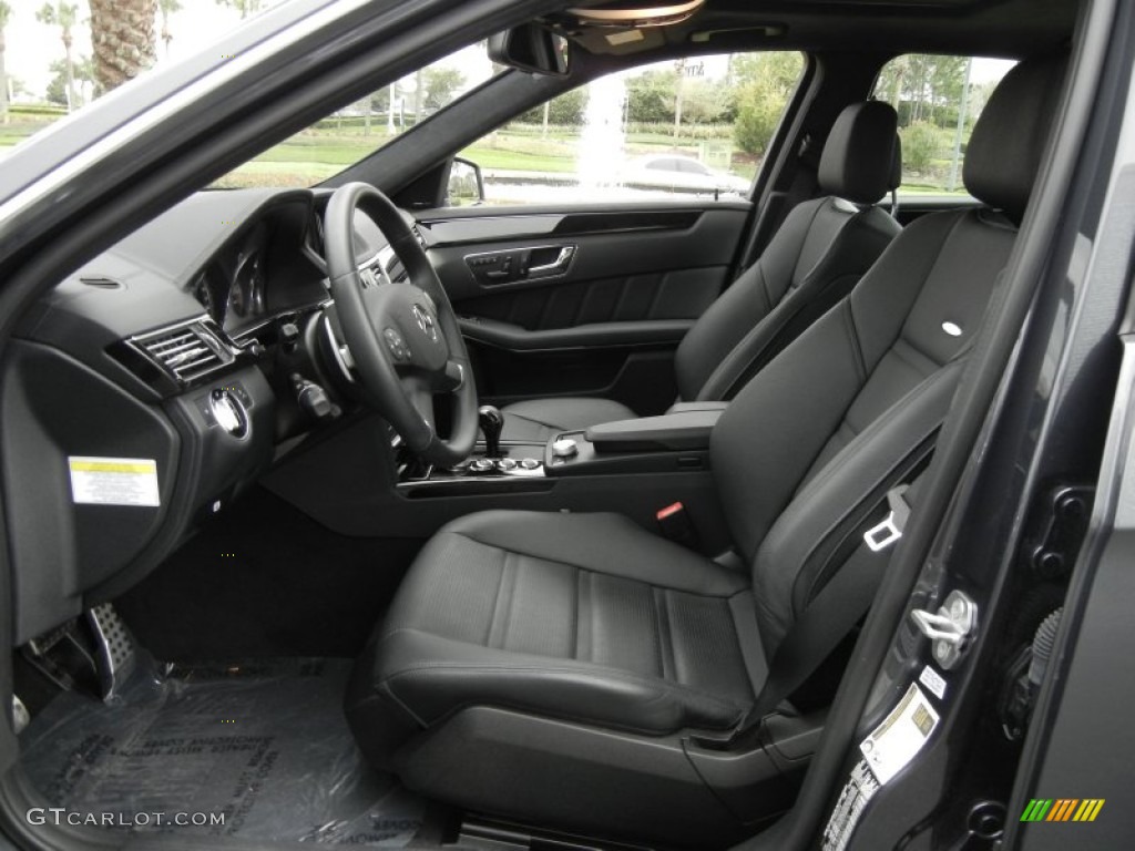 AMG Black Interior 2011 Mercedes-Benz E 63 AMG Sedan Photo #61389525