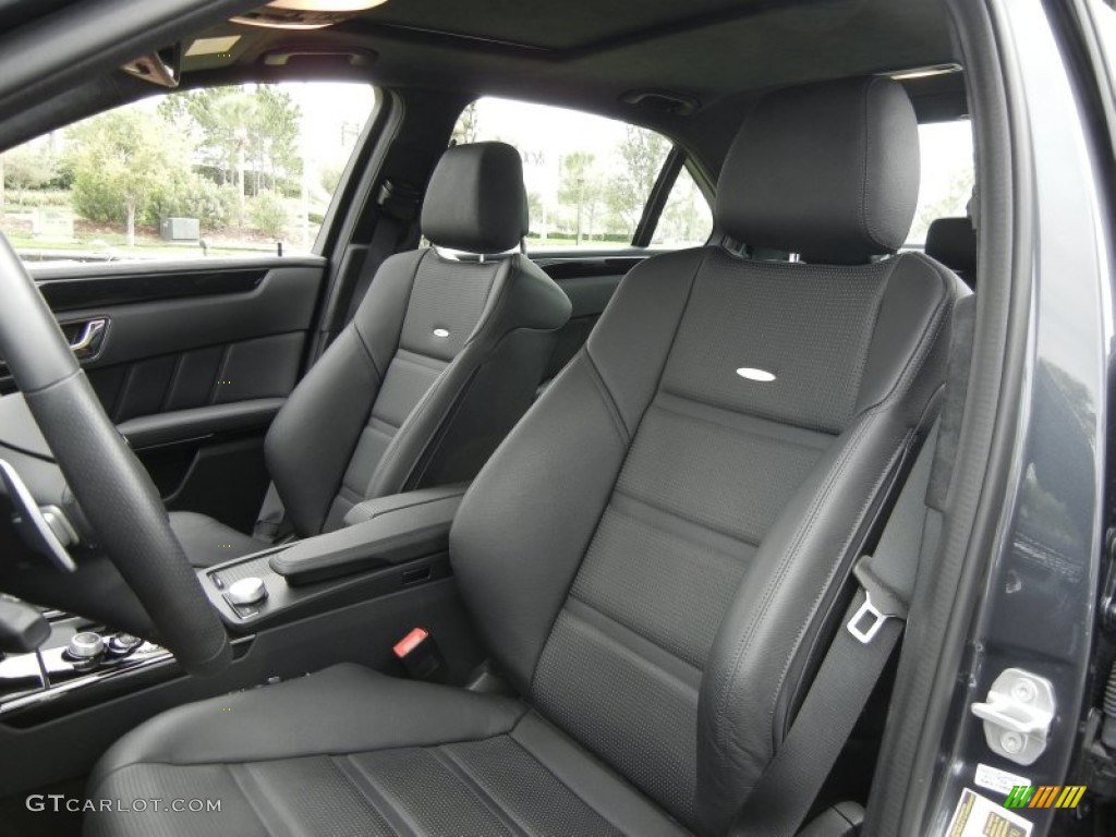 AMG Black Interior 2011 Mercedes-Benz E 63 AMG Sedan Photo #61389534