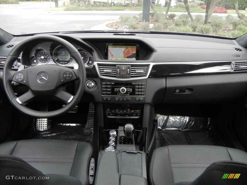 2011 Mercedes-Benz E 63 AMG Sedan AMG Black Dashboard Photo #61389600