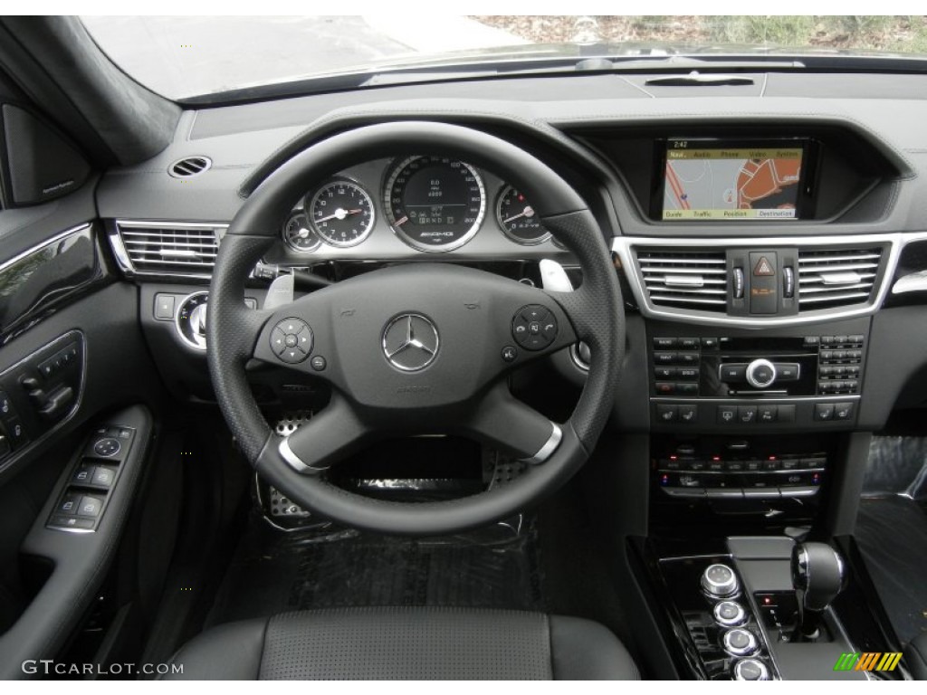 2011 Mercedes-Benz E 63 AMG Sedan AMG Black Dashboard Photo #61389606