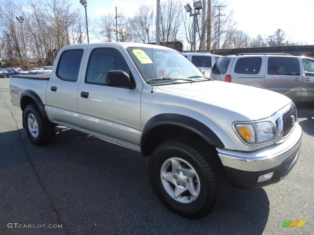 2004 Tacoma V6 TRD Double Cab 4x4 - Lunar Mist Metallic / Charcoal photo #3