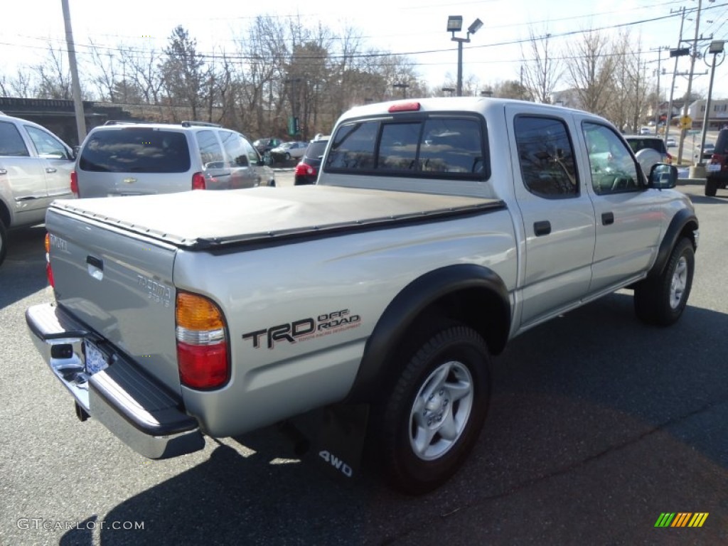 2004 Tacoma V6 TRD Double Cab 4x4 - Lunar Mist Metallic / Charcoal photo #5