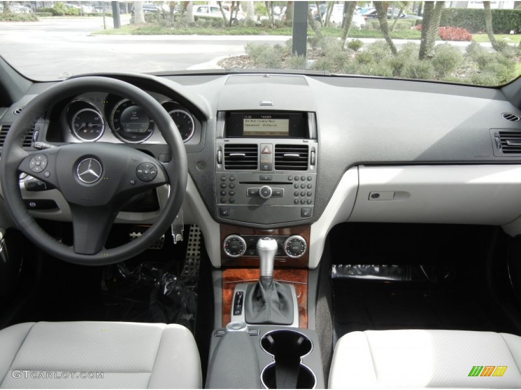 2010 Mercedes-Benz C 300 Sport Grey/Black Dashboard Photo #61390263