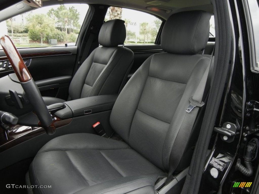 Black Interior 2010 Mercedes-Benz S 550 Sedan Photo #61390477