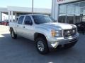 2010 Pure Silver Metallic GMC Sierra 1500 SL Crew Cab 4x4  photo #2