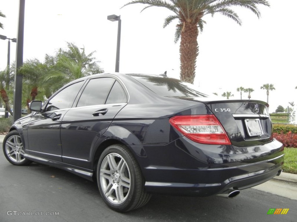 Capri Blue Metallic 2009 Mercedes-Benz C 350 Sport Exterior Photo #61391019