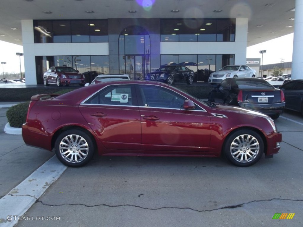 2012 CTS 3.6 Sedan - Crystal Red Tintcoat / Cashmere/Cocoa photo #6