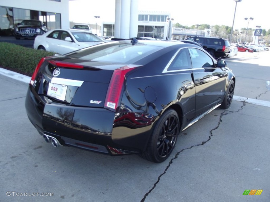 2012 CTS -V Coupe - Black Raven / Ebony/Ebony photo #3