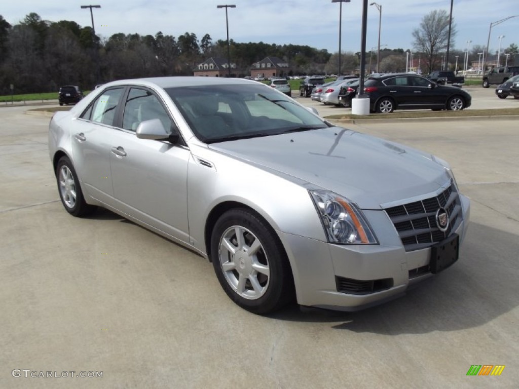 Light Platinum 2008 Cadillac CTS Sedan Exterior Photo #61391971