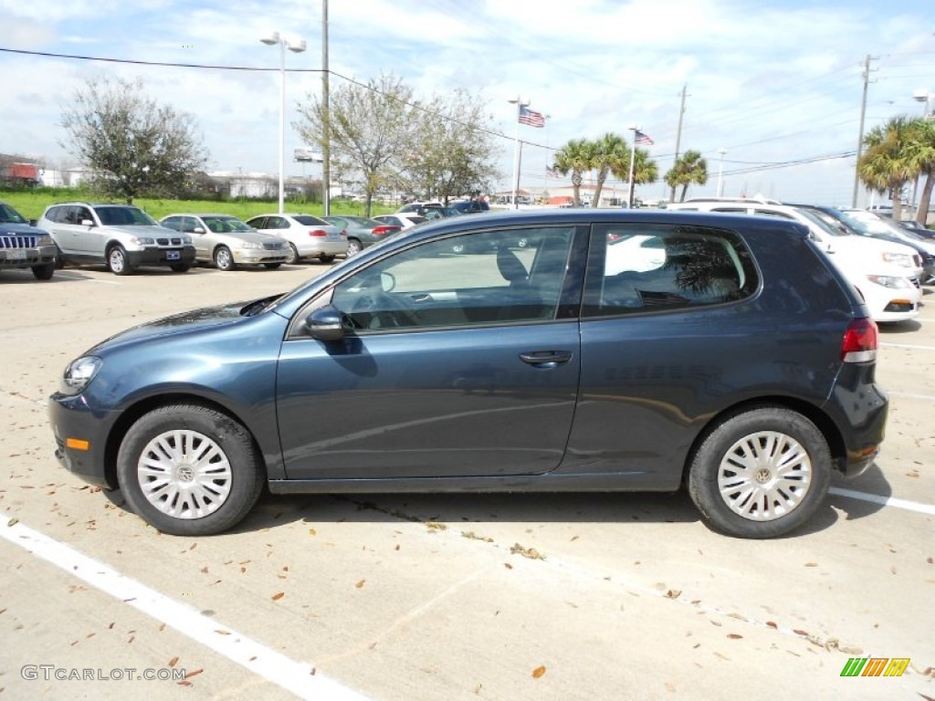 Blue Graphite Metallic 2012 Volkswagen Golf 2 Door Exterior Photo #61392046