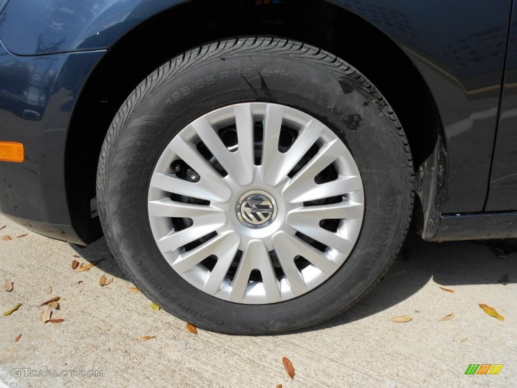 2012 Golf 2 Door - Blue Graphite Metallic / Titan Black photo #9