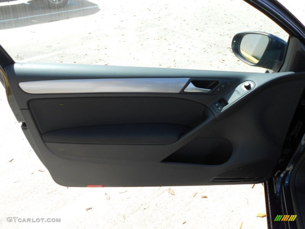 2012 Golf 2 Door - Blue Graphite Metallic / Titan Black photo #10