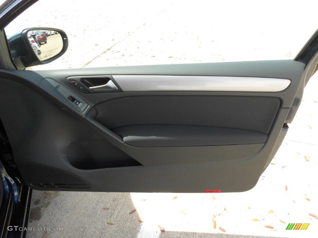 2012 Golf 2 Door - Blue Graphite Metallic / Titan Black photo #12