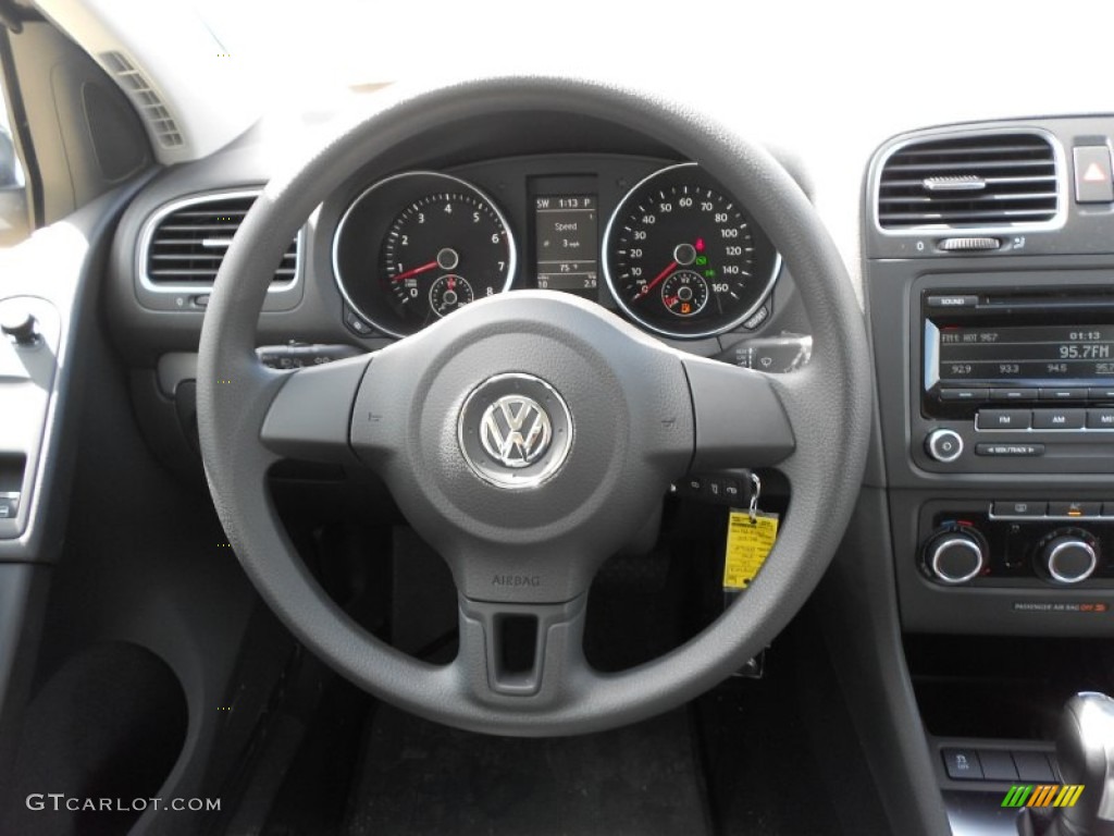 2012 Golf 2 Door - Blue Graphite Metallic / Titan Black photo #16