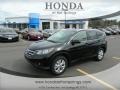 2012 Crystal Black Pearl Honda CR-V EX-L 4WD  photo #1