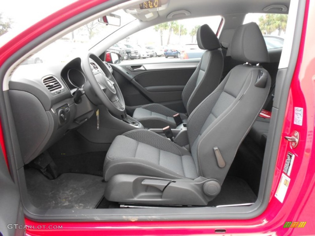 Titan Black Interior 2012 Volkswagen Golf 2 Door Photo #61392268