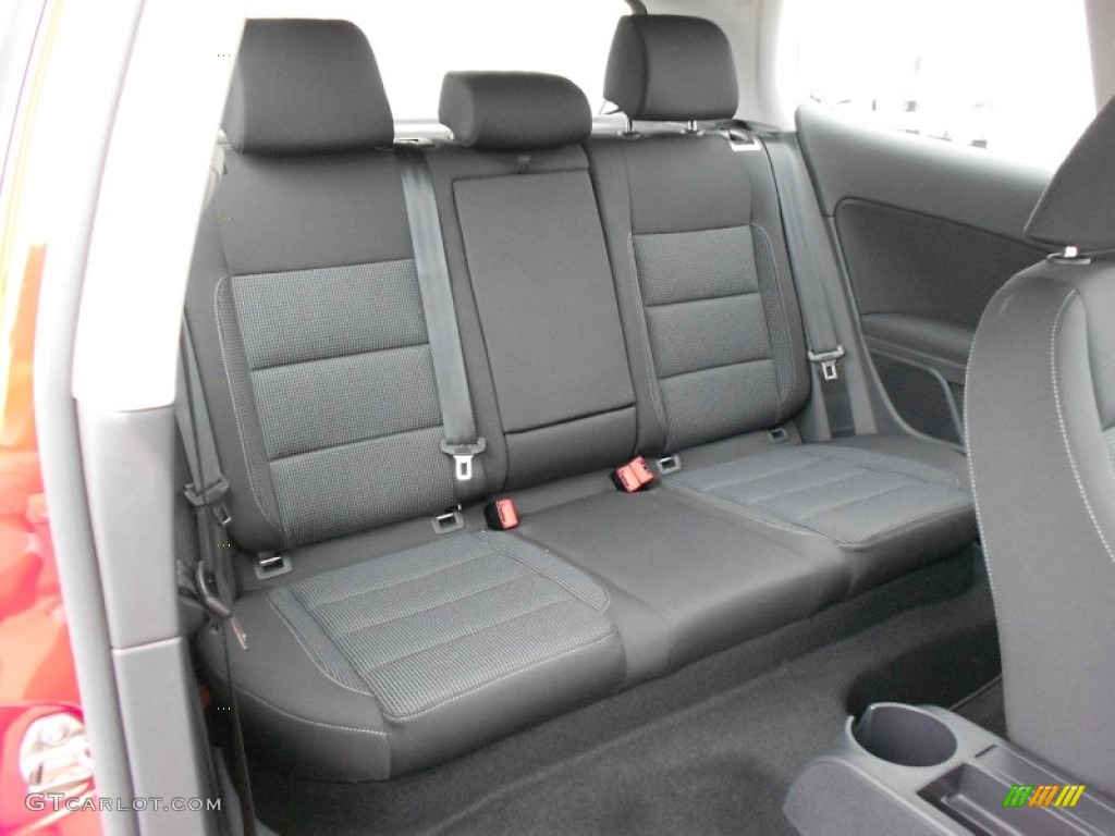 Titan Black Interior 2012 Volkswagen Golf 2 Door Photo #61392283