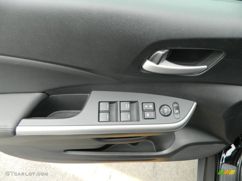2012 CR-V EX-L 4WD - Crystal Black Pearl / Black photo #13