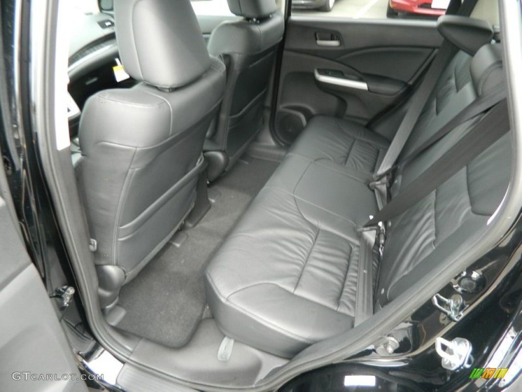 2012 CR-V EX-L 4WD - Crystal Black Pearl / Black photo #15
