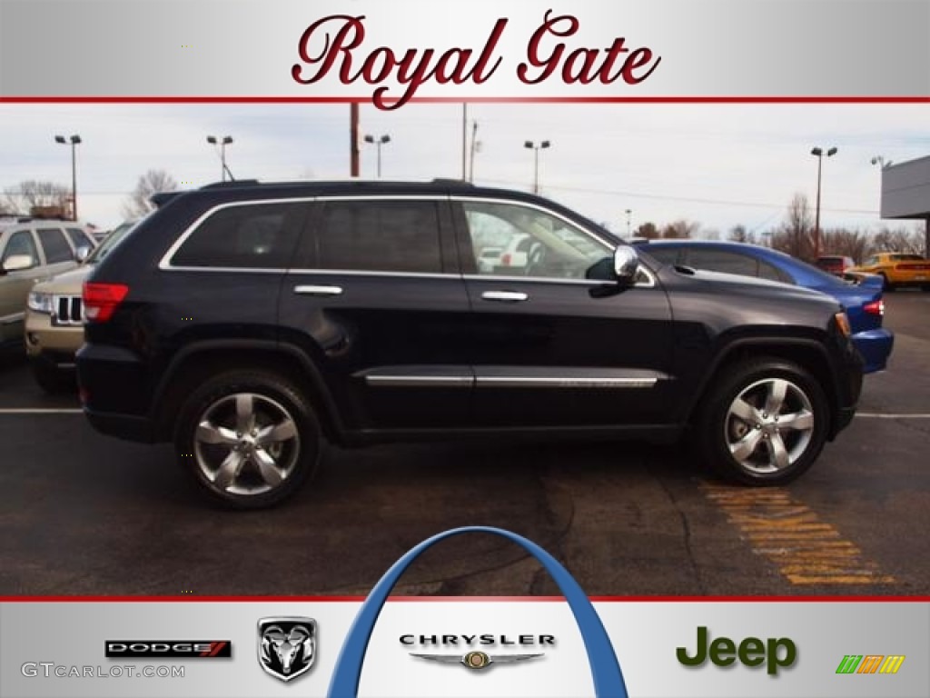 2011 Grand Cherokee Limited 4x4 - Blackberry Pearl / Black photo #1