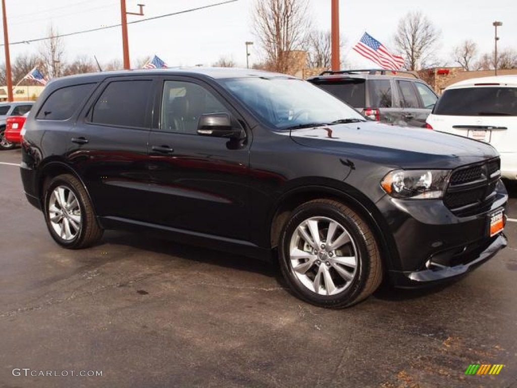 Brilliant Black Crystal Pearl 2011 Dodge Durango R/T 4x4 Exterior Photo #61392685