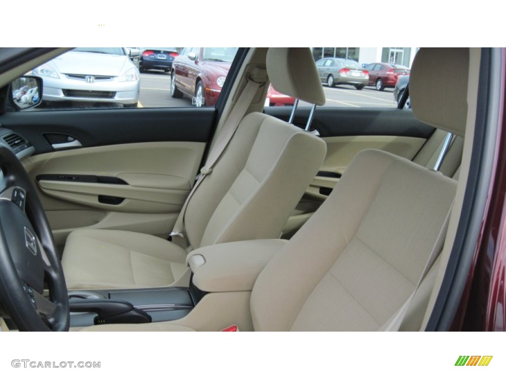 2012 Accord LX Premium Sedan - Basque Red Pearl II / Ivory photo #12
