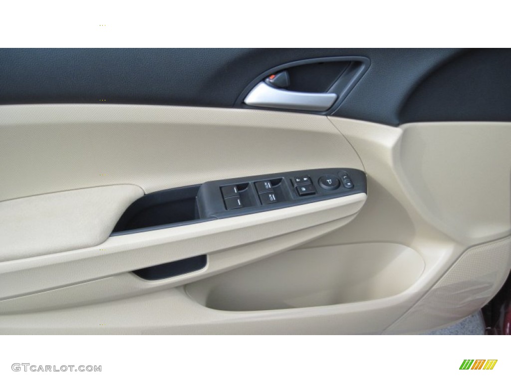 2012 Accord LX Premium Sedan - Basque Red Pearl II / Ivory photo #14