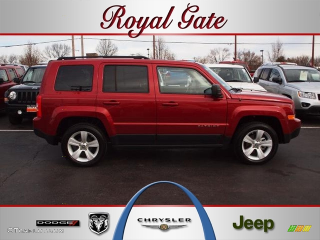 Deep Cherry Red Crystal Pearl Jeep Patriot