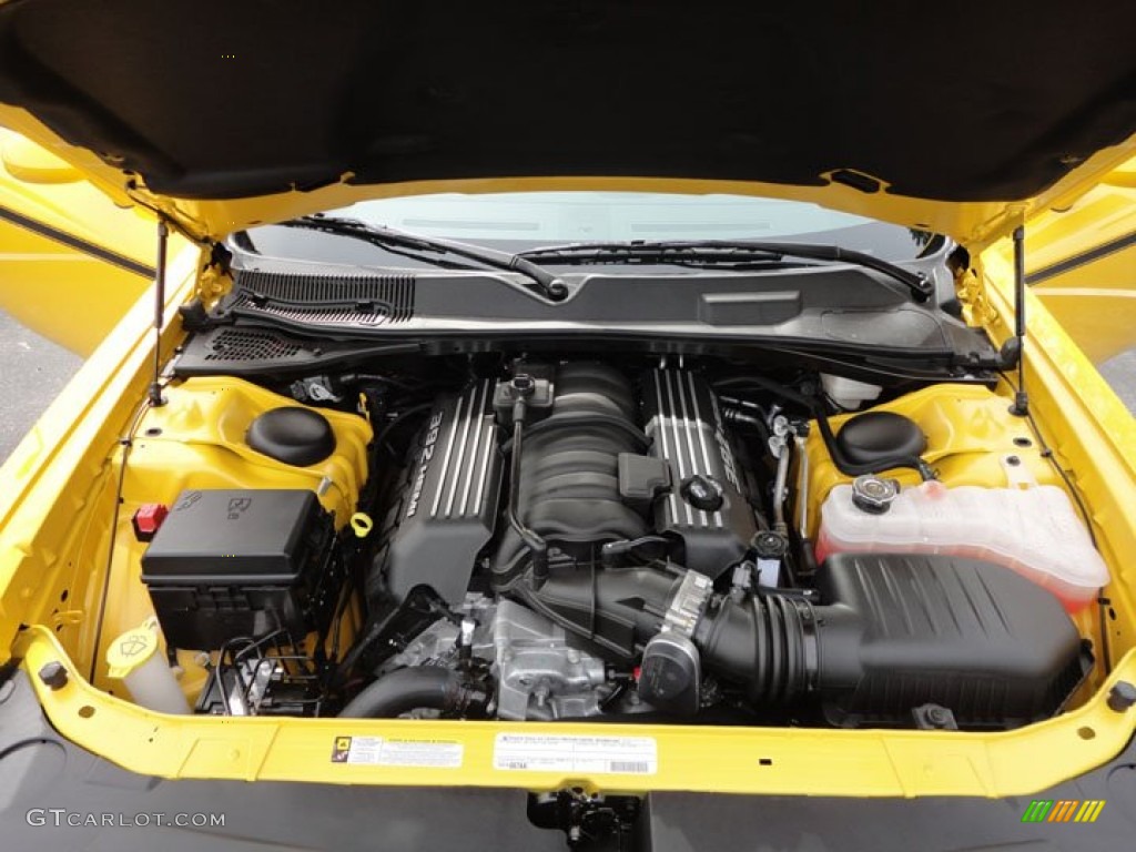 2012 Dodge Challenger SRT8 Yellow Jacket 6.4 Liter SRT HEMI OHV 16-Valve MDS V8 Engine Photo #61393711