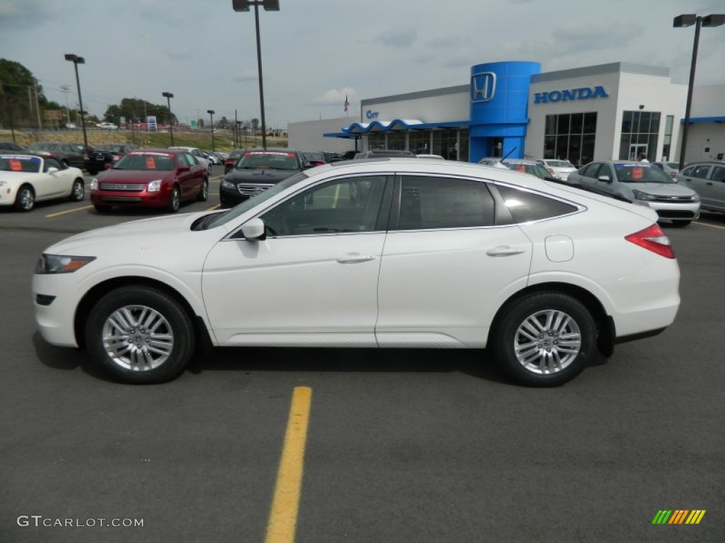 White Diamond Pearl 2012 Honda Accord Crosstour EX-L Exterior Photo #61394266