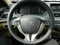 Ivory 2012 Honda Accord Crosstour EX-L Steering Wheel