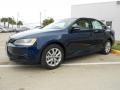 2012 Tempest Blue Metallic Volkswagen Jetta SE Sedan  photo #3