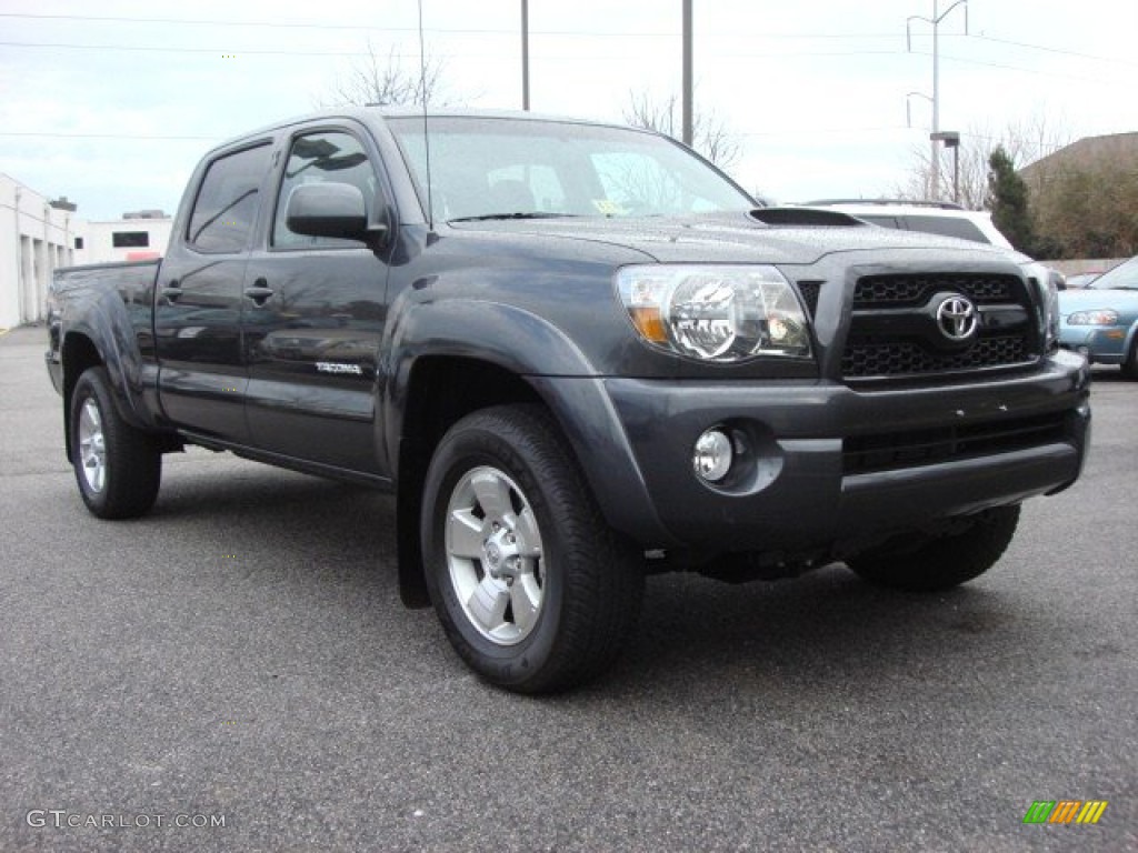 2011 Tacoma V6 TRD Sport Double Cab 4x4 - Magnetic Gray Metallic / Graphite Gray photo #1