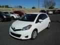 2012 Super White Toyota Yaris L 3 Door  photo #7