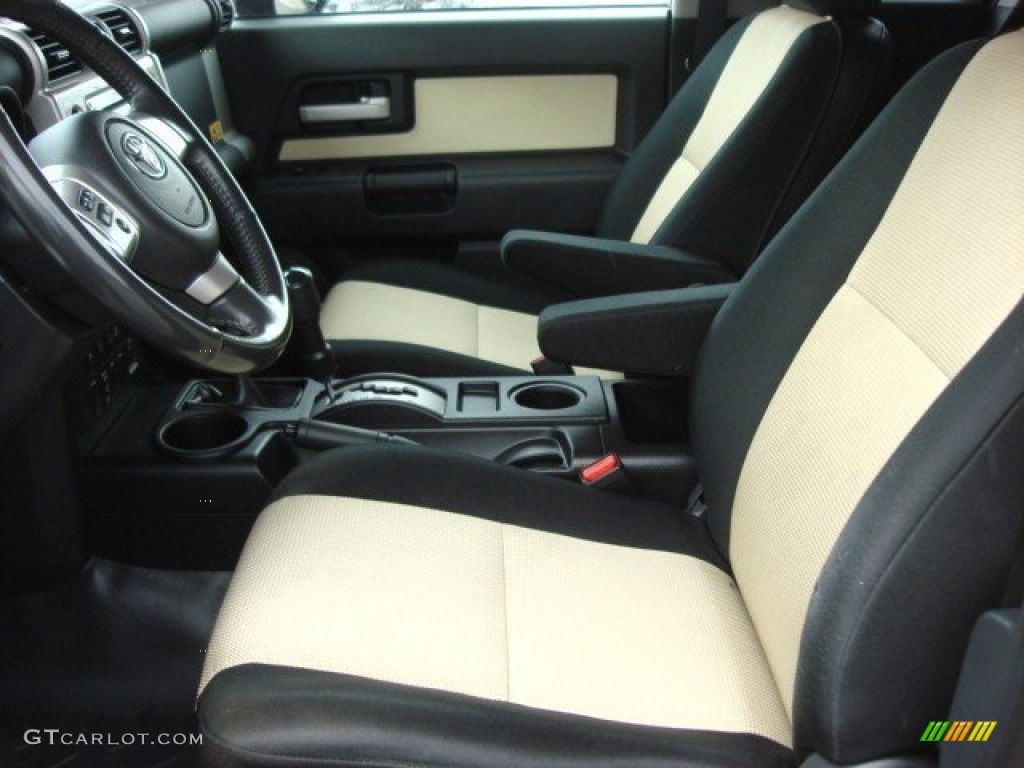 Dark Charcoal/Beige Interior 2010 Toyota FJ Cruiser Trail Teams Special Edition 4WD Photo #61396518