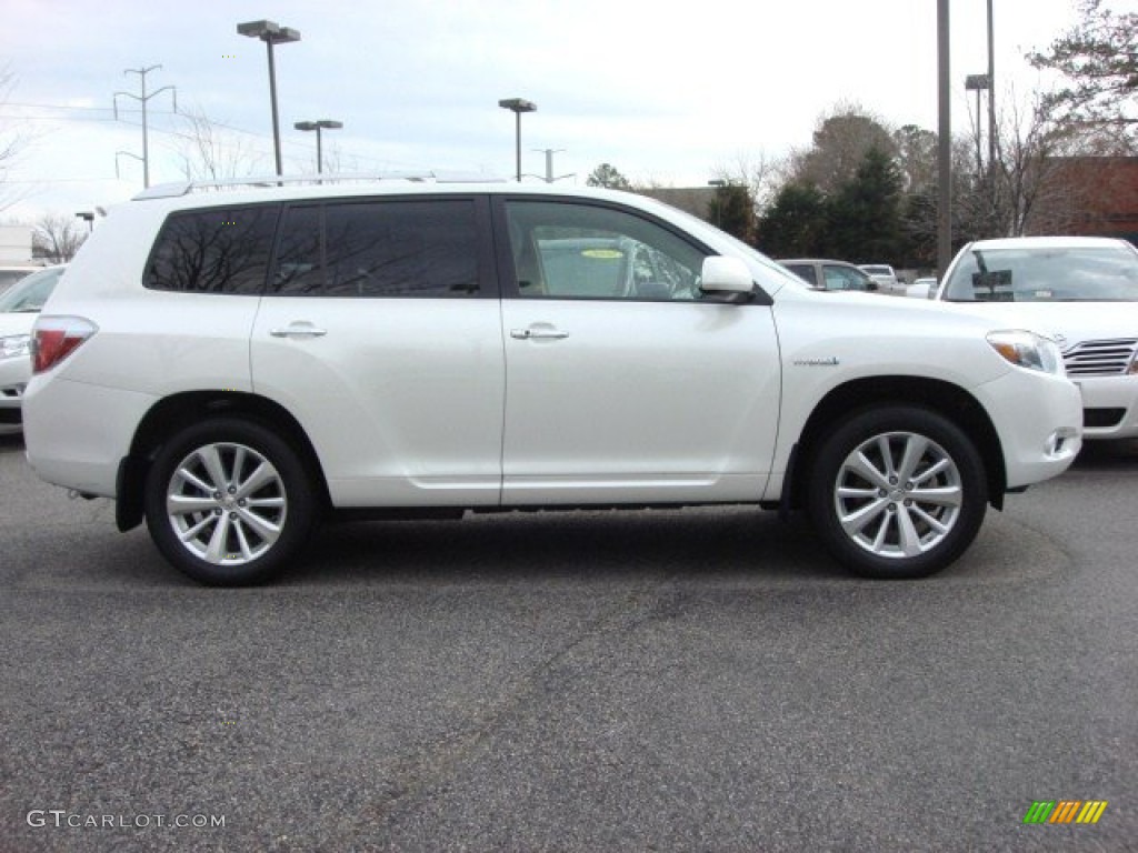 Blizzard White Pearl 2009 Toyota Highlander Hybrid Limited 4WD Exterior Photo #61397887