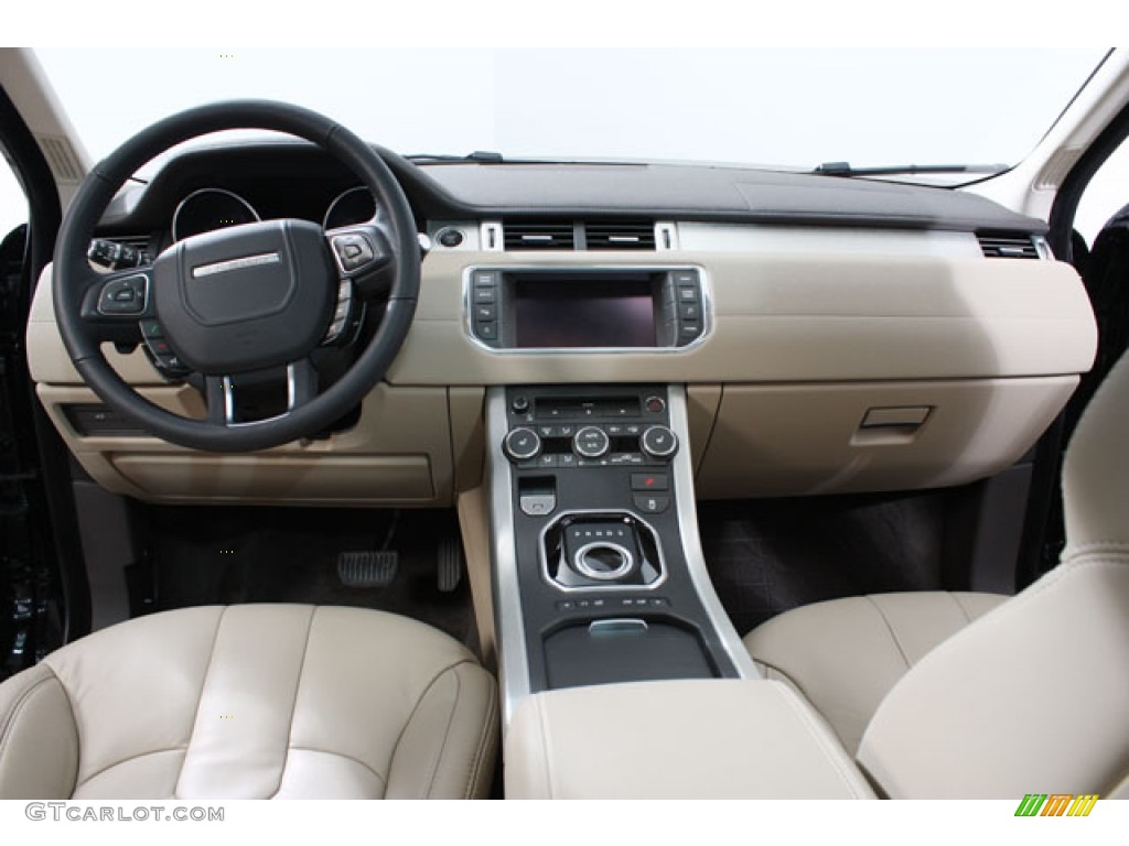 2012 Land Rover Range Rover Evoque Pure Almond/Espresso Dashboard Photo #61398145