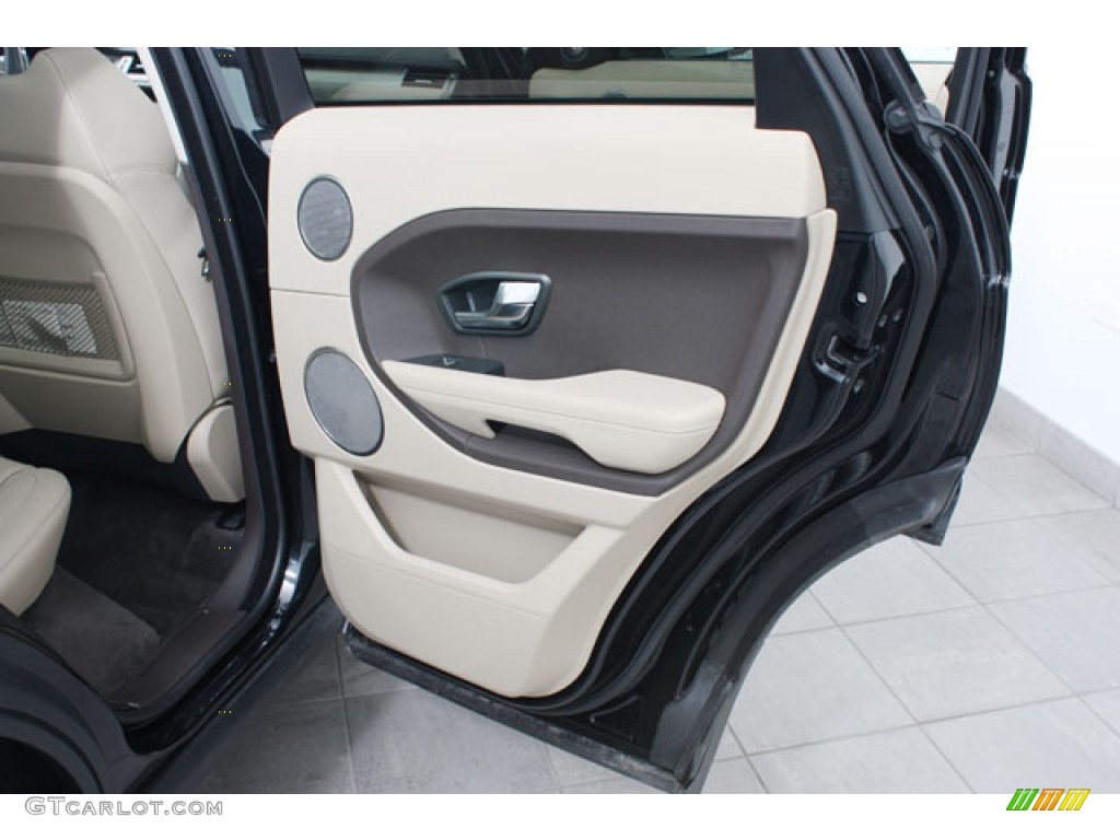 2012 Land Rover Range Rover Evoque Pure Almond/Espresso Door Panel Photo #61398211