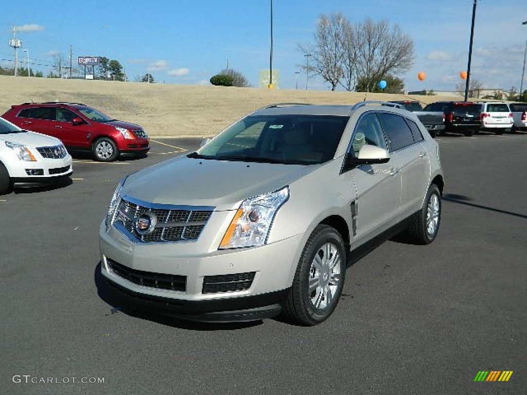 Gold Mist Metallic 2012 Cadillac SRX Luxury Exterior Photo #61398463