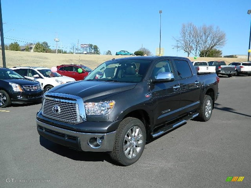 2012 Tundra Platinum CrewMax 4x4 - Magnetic Gray Metallic / Graphite photo #7