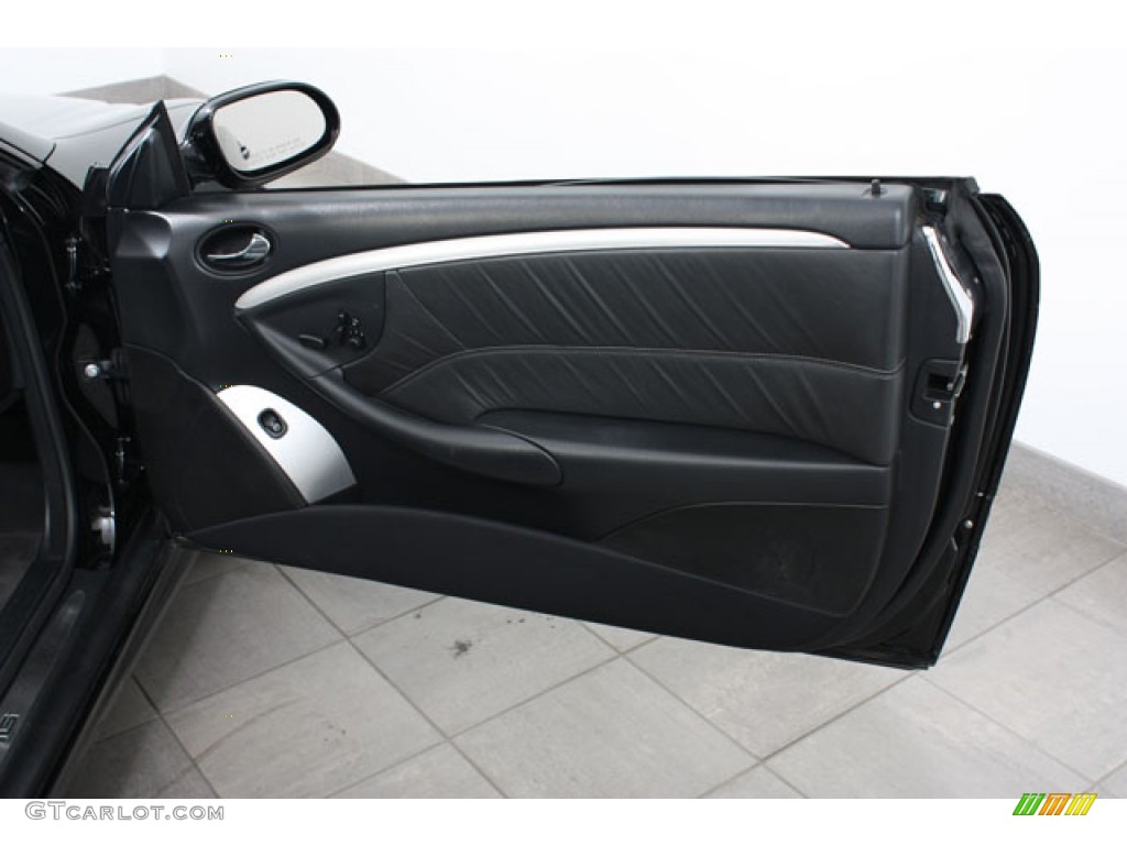 2006 Mercedes-Benz CLK 55 AMG Cabriolet Black Door Panel Photo #61399483