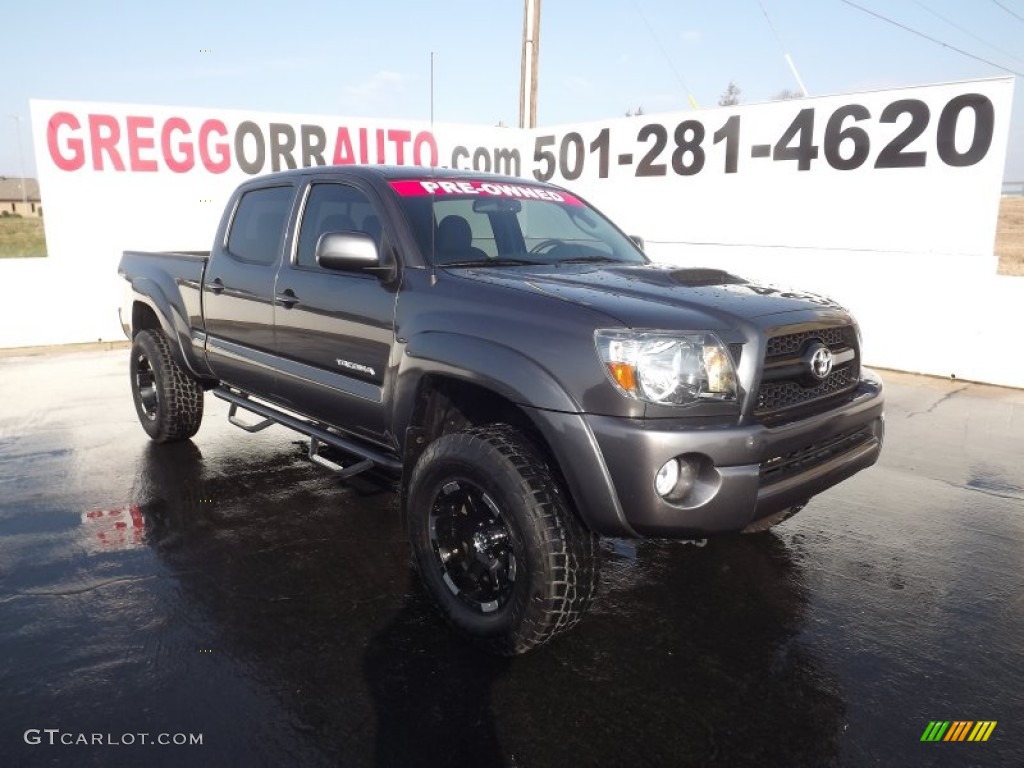 2011 Tacoma V6 TRD Sport Double Cab 4x4 - Magnetic Gray Metallic / Graphite Gray photo #1