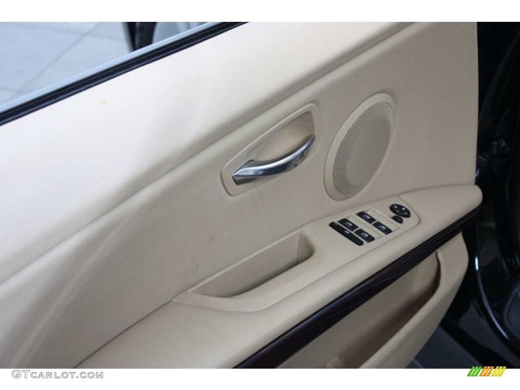 2008 3 Series 328i Wagon - Jet Black / Cream Beige photo #17
