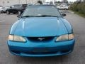 1994 Teal Metallic Ford Mustang V6 Convertible  photo #8