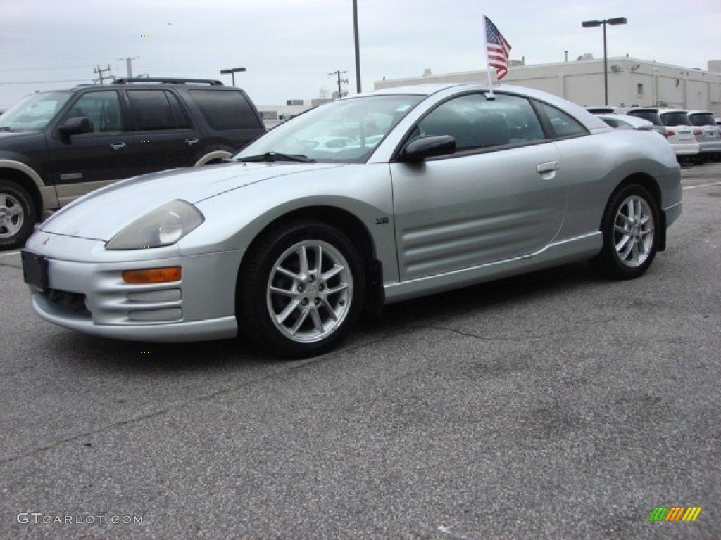 Sterling Silver Metallic 2000 Mitsubishi Eclipse GT Coupe Exterior Photo #61401055