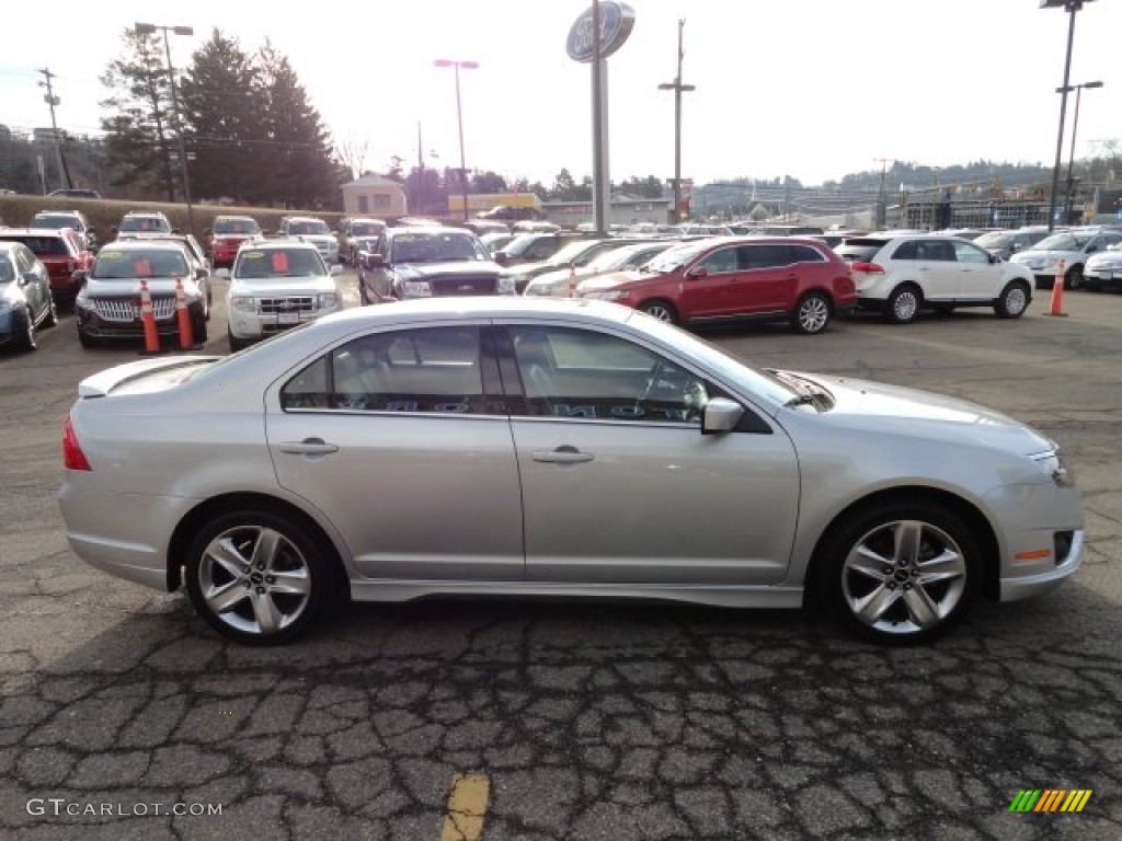 2010 Fusion Sport AWD - Brilliant Silver Metallic / Charcoal Black/Sport Black photo #5