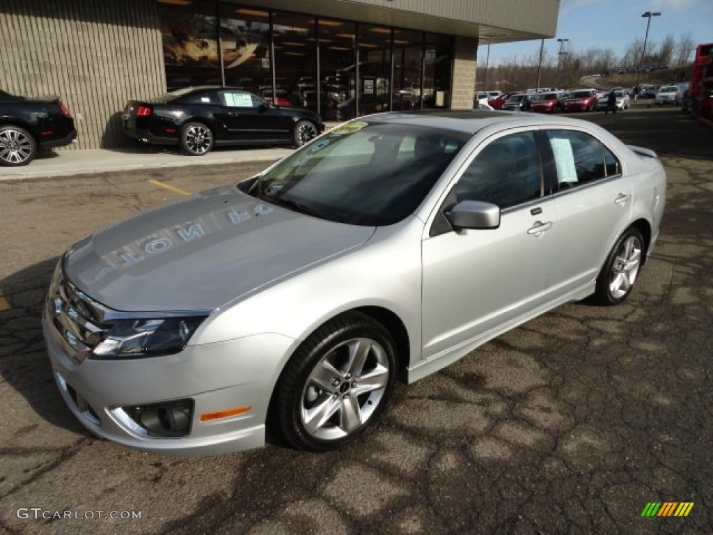 2010 Fusion Sport AWD - Brilliant Silver Metallic / Charcoal Black/Sport Black photo #8