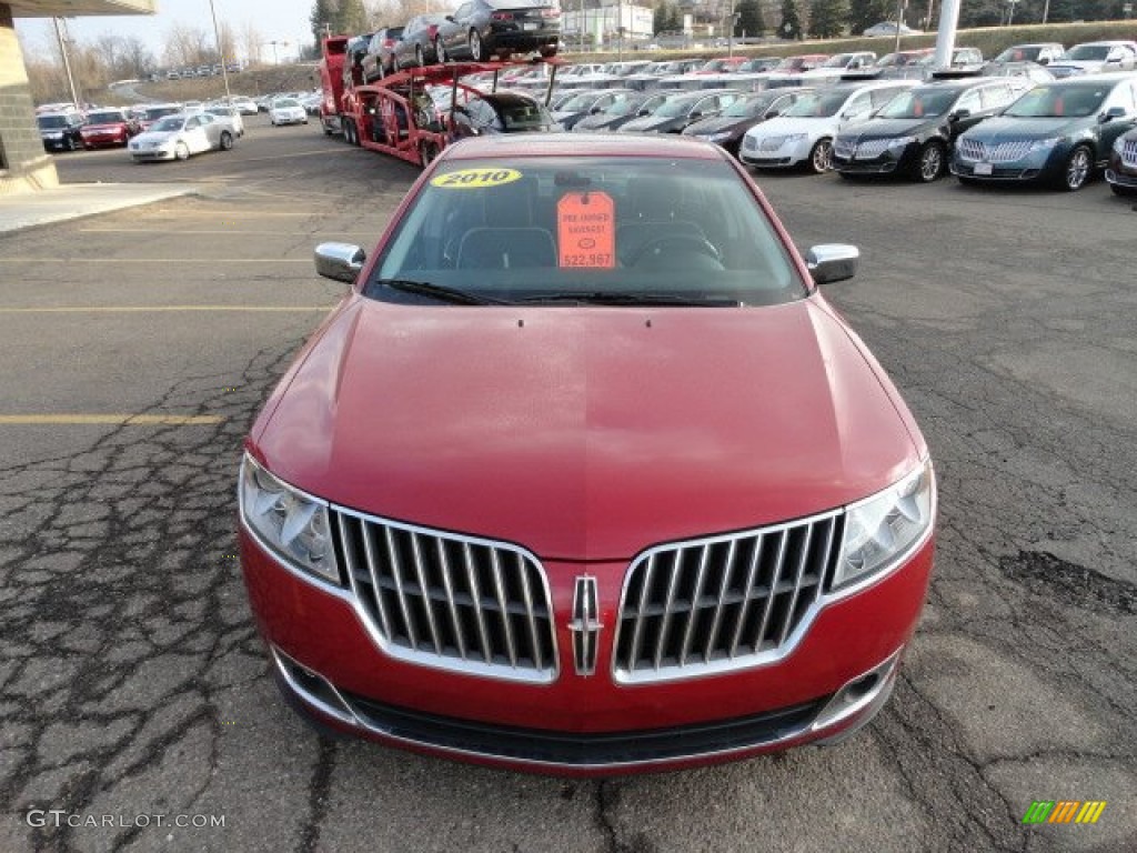 2010 MKZ AWD - Sangria Red Metallic / Dark Charcoal photo #7