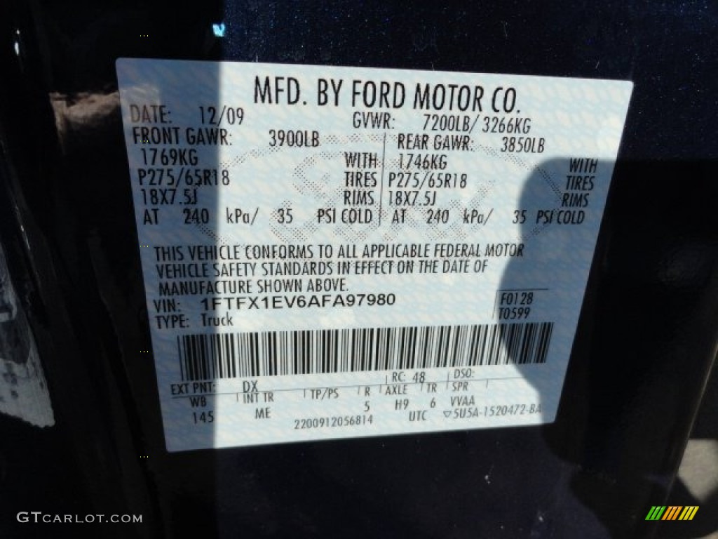2010 F150 XLT SuperCab 4x4 - Dark Blue Pearl Metallic / Medium Stone photo #16
