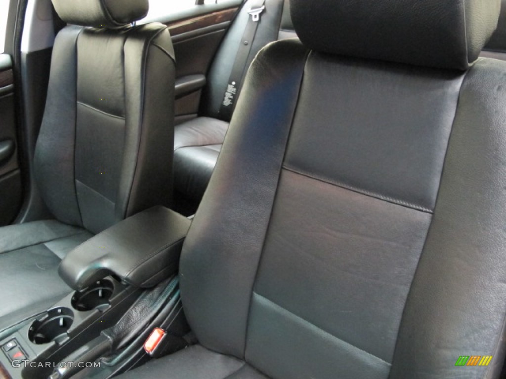 2002 3 Series 325xi Sedan - Jet Black / Black photo #15